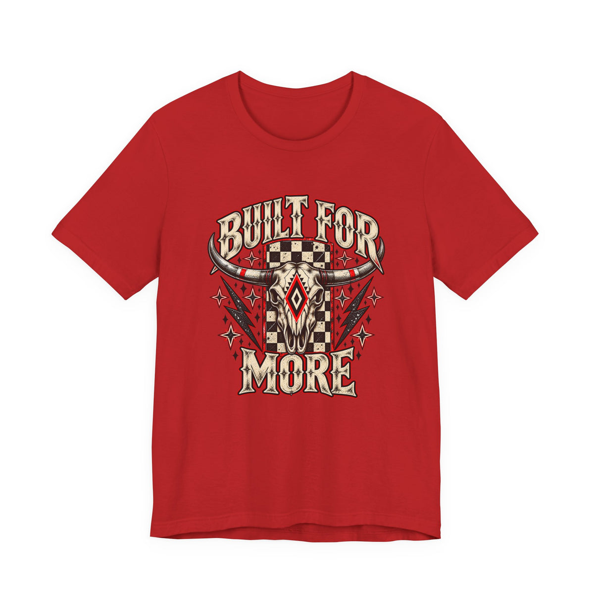Built For More Graphic Tee | Vintage Western Longhorn T-Shirt