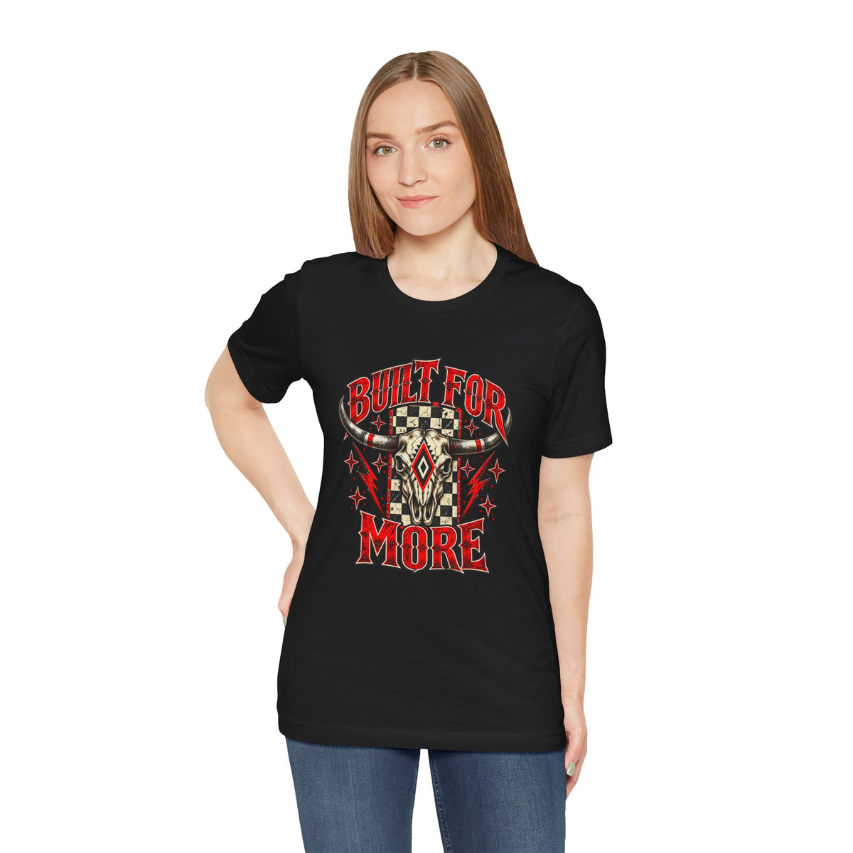 Built For More Graphic Tee | Vintage Western Longhorn T-Shirt