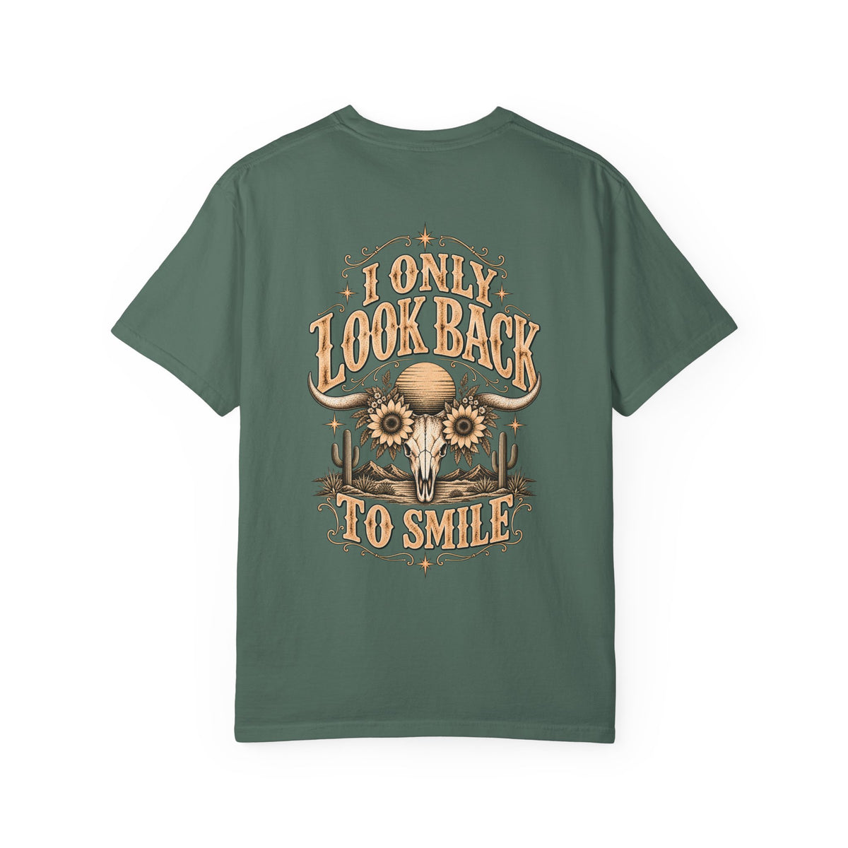 I Only Look Back to Smile | Vintage Western Graphic Tee