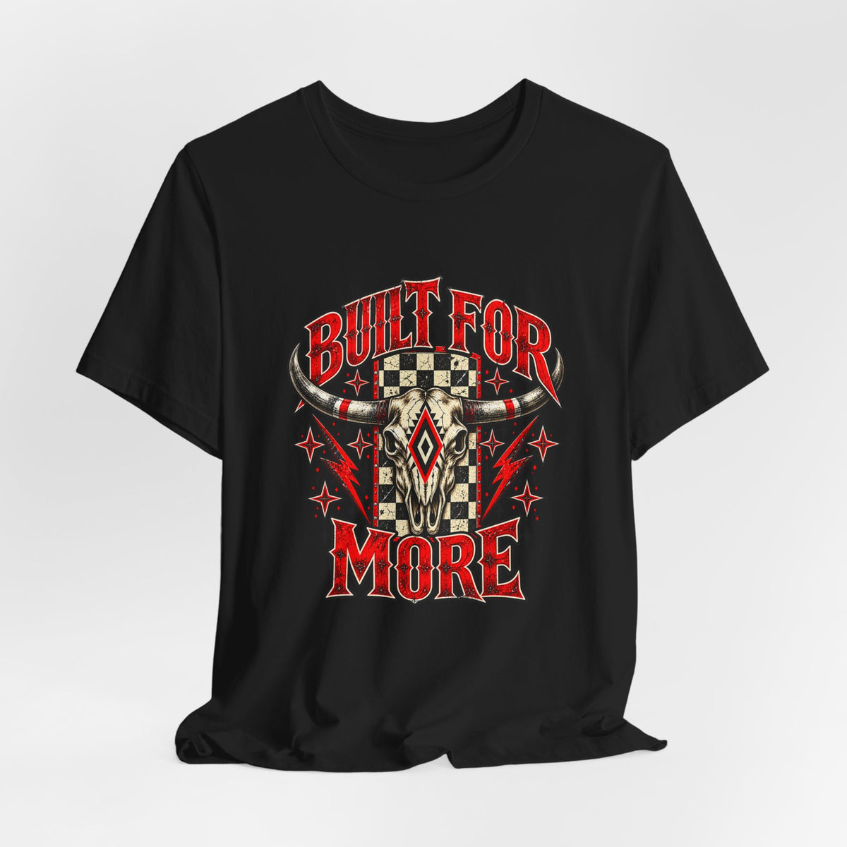 Built For More Graphic Tee | Vintage Western Longhorn T-Shirt