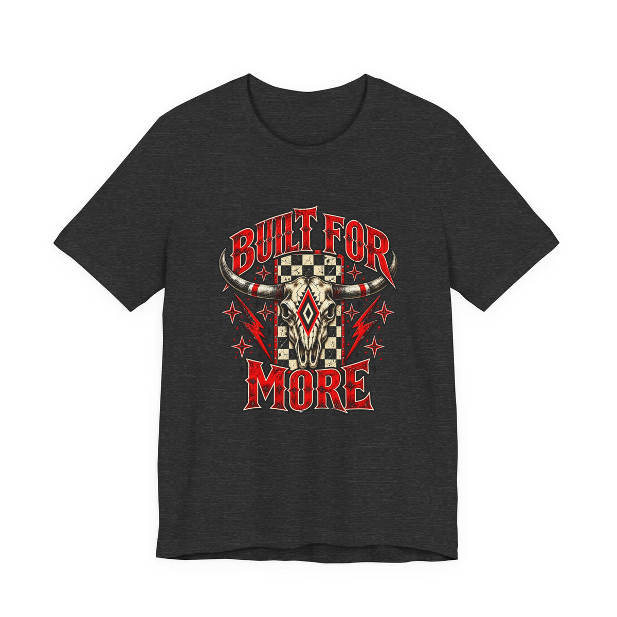 Built For More Graphic Tee | Vintage Western Longhorn T-Shirt