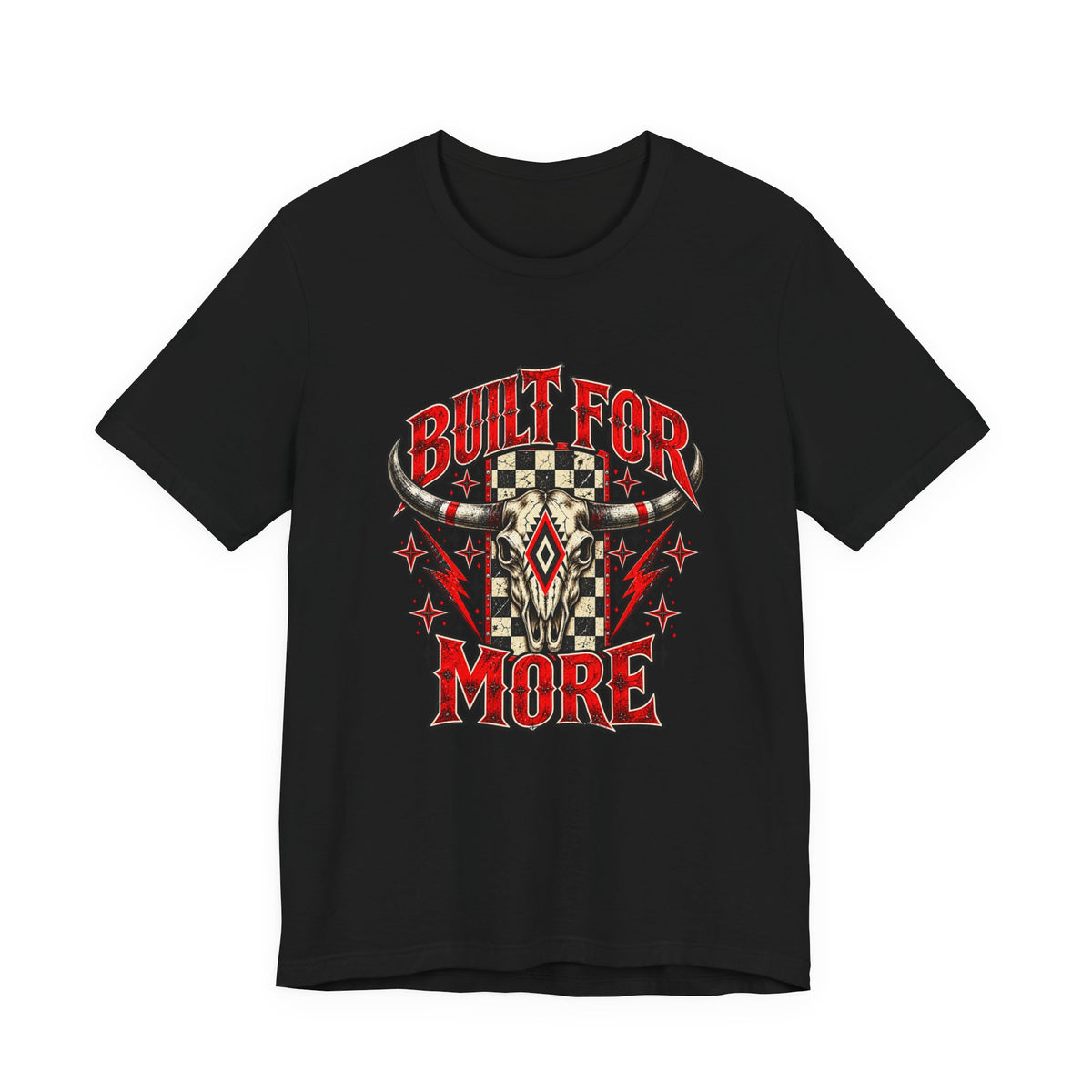 Built For More Graphic Tee | Vintage Western Longhorn T-Shirt