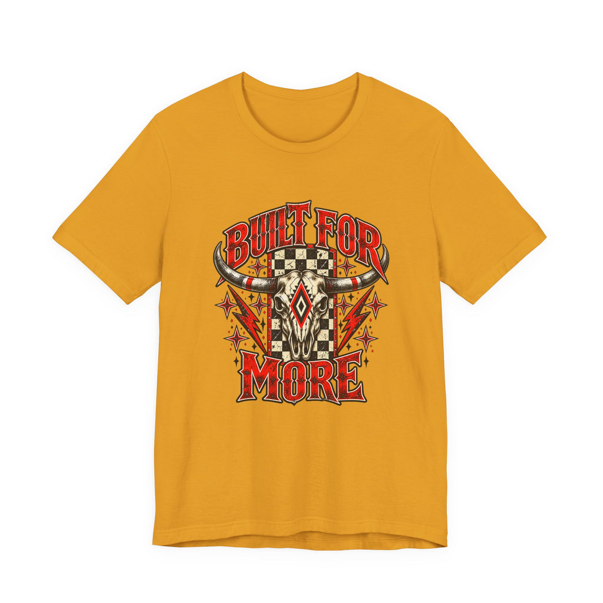 Built For More Graphic Tee | Vintage Western Longhorn T-Shirt